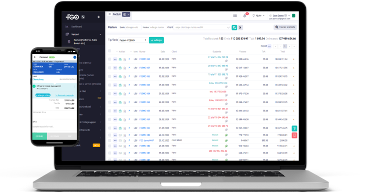 fgo instrument de business: facturare online, pontaj, contracte